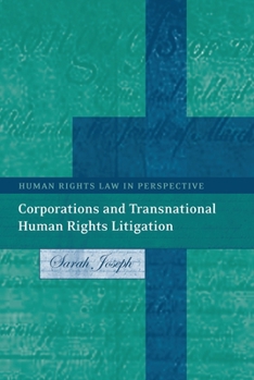 Hardcover Corporations and Transnational Human Rights Litigation Book