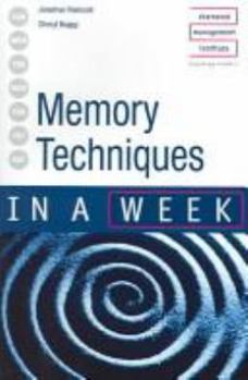 Paperback Memory Techniques in a Week Book