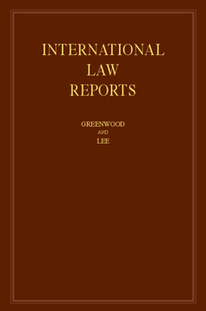 Hardcover International Law Reports: Volume 173 Book