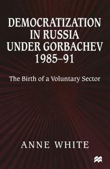 Paperback Democratization in Russia Under Gorbachev, 1985-91: The Birth of a Voluntary Sector Book