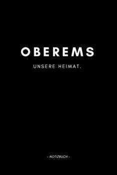 Oberems: Notizblock A5 120 Seiten | Punktraster | Notizbuch für deine Stadt (German Edition)