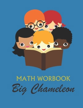 Paperback Math Workbook: Practice Compendium by Big Chameleon - Easy learning guidebook for children, 1-20 Numbers, Couting Fun, Subtracting, C Book