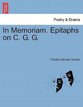 Paperback In Memoriam. Epitaphs on C. G. G. Book