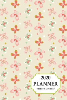 2020 Planner Weekly And Monthly: 2020 Planner Butterfly Design