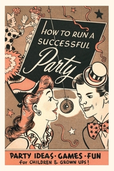 Paperback Vintage Journal How to Run Successful Party Book