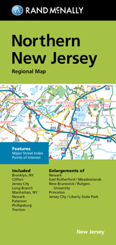 Mass Market Paperback Rand McNally Folded Map: Northern New Jersey Regional Map Book