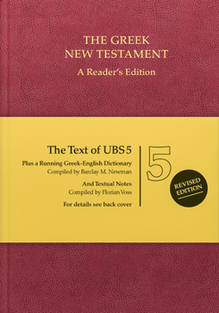 Hardcover Ubs5 Greek New Testament-FL-Reader [Greek, Ancient (To 1453)] Book