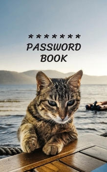 Paperback Internet Password Book with Tabs Keeper Manager And Organizer You All Password Notebook Cat cover: Internet password book password organizer with tabs Book