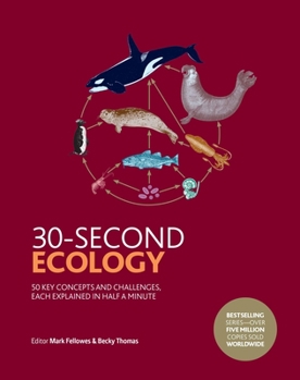 Hardcover 30-Second Ecology: 50 Key Concepts and Challenges, Each Explained in Half a Minute Book