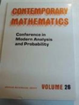 Paperback Conference in Modern Analysis and Probability: Contemporary Mathematics Series Book