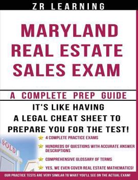 Paperback Maryland Real Estate Sales Exam - 2014 Version: Principles, Concepts and Hundreds Of Practice Questions Similar To What You'll See On Test Day Book