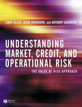 Hardcover Understanding Market, Credit, and Operational Risk: The Value at Risk Approach Book