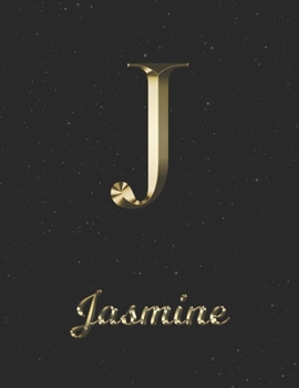 Paperback Jasmine: 1 Year Daily Planner (12 Months) - Yellow Gold Effect Letter J Initial First Name - 2020 - 2021 - 365 Pages for Planni Book