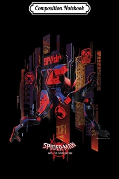 Paperback Composition Notebook: Marvel Spider-Man Spiderverse Colorful Group Graphic Journal/Notebook Blank Lined Ruled 6x9 100 Pages Book