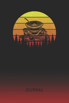 Journal: Blank Baker Personal Writing Diary | Old School Retro Vintage Sunset 80s Cover | Daily Journalism Diaries for Journalists & Writers | ... Set Goals & Write about your Life & Interests