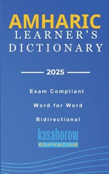 Paperback Amharic Learner's Dictionary Book