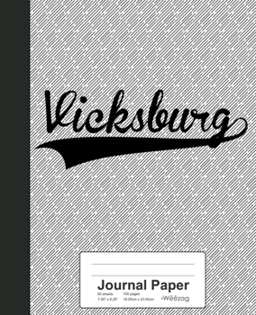 Paperback Journal Paper: VICKSBURG Notebook Book