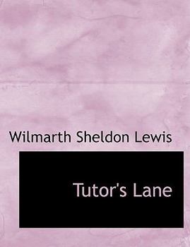 Paperback Tutor's Lane [Large Print] Book