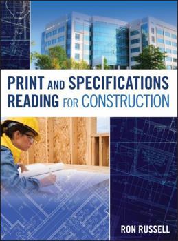 Hardcover Print and Specifications Reading for Construction Book