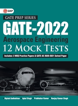 Paperback GATE 2022 - Aerospace Engineering - 12 Mock Tests by Biplab Sadhukhan, Iqbal singh, Prabhakar Kumar, Ranjay KR singh Book