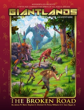 Paperback GiantLands The Broken Road: Science Fantasy Roleplaying Adventure Book