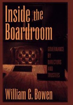 Hardcover Inside the Boardroom: Governance by Directors and Trustees Book