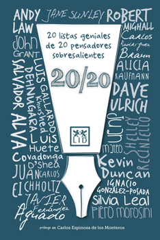 Paperback 20/20. 20 Listas Geniales de 20 Pensadores Sobresalientes [Spanish] Book