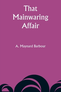 Paperback That Mainwaring Affair Book