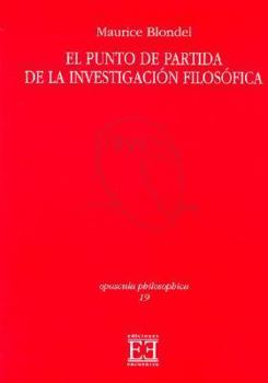 Paperback El punto de partida de la investigación filosófica (Spanish Edition) [Spanish] Book