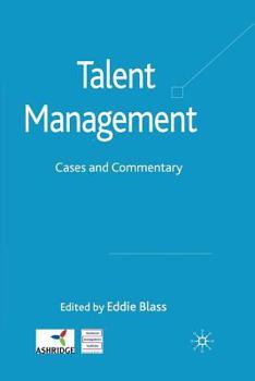 Paperback Talent Management: Cases and Commentary Book