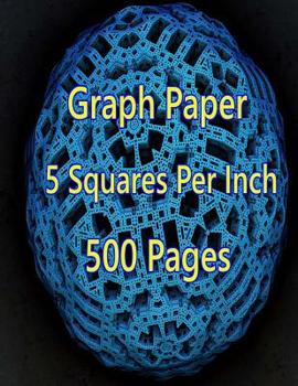 Paperback Graph Paper 5 Squares Per Inch 500 Pages: Composition Notebook For College Students, Math and Science Classes, Back To School Supplies Book