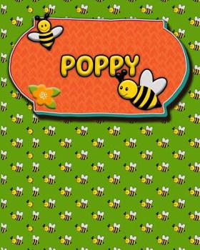 Paperback Handwriting Practice 120 Page Honey Bee Book Poppy: Primary Grades Handwriting Book K-2 Book