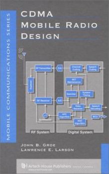 Hardcover Cdma Mobile Radio Design Book