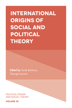 Paperback International Origins of Social and Political Theory Book