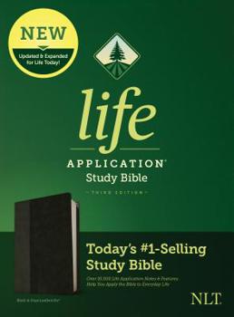 Imitation Leather NLT Life Application Study Bible, Third Edition (Leatherlike, Black/Onyx) Book