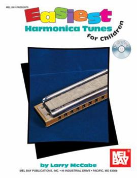 Paperback Easiest Harmonica Tunes for Children [With CD] Book