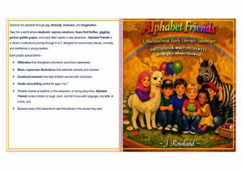 Paperback Alphabet Friends: A Multicultural Early Literacy Adventure Book