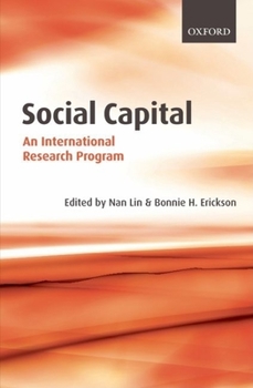 Hardcover Social Capital: An International Research Program Book