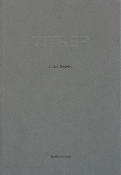 Paperback Julien Nédélec: To Title Book