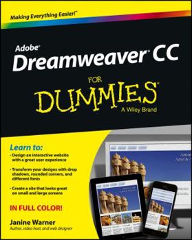 Paperback Dreamweaver CC for Dummies Book