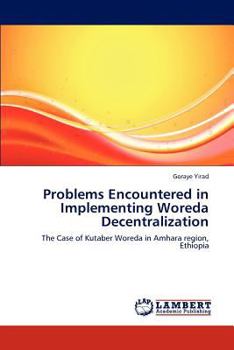 Paperback Problems Encountered in Implementing Woreda Decentralization Book