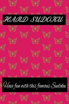 Paperback Hard Sudoku: Have fun with this famous Sudoku Book