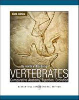 Paperback Vertebrates: Comparative Anatomy, Function, Evolution Book