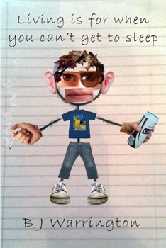 Paperback Living is for when you can't get to sleep. Book