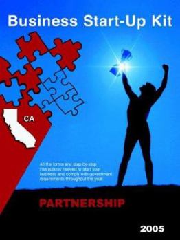 Paperback Business Start-Up Kit Partnership California 2005 Book