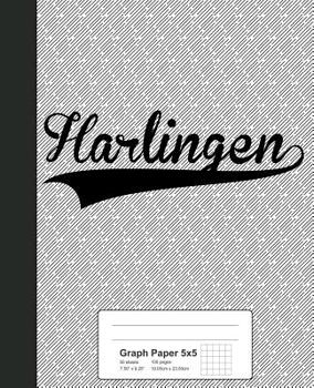 Paperback Graph Paper 5x5: HARLINGEN Notebook Book