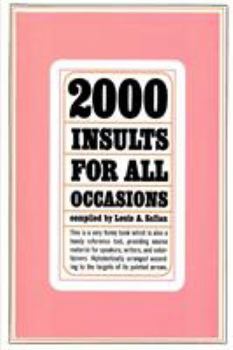 Paperback Two Thousand Insults for All Occasions Book