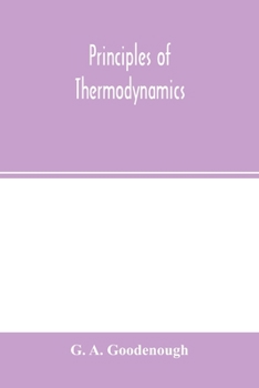 Paperback Principles of thermodynamics Book