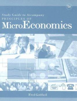 Paperback Principles of MicroEconomics: Study Guide to Accompany Book
