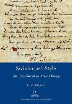 Paperback Swinburne's Style: An Experiment in Verse History Book